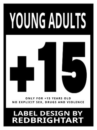 Young Adults: The art is for teenagers that have at least 15 years old. It may display some suggestive content like nudism, phantasy violence, alcohol, drugs, bad words and censored or non explicit sexual content that aren't the main focus of the story.